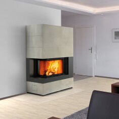 Kaminbausatz Camina S10 - 14,9 kW - Speicherkamin - wasserführend