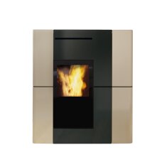Pelletofen wasserführend Edilkamin BLADE2 H 18 UP - Keramik - 19,2 kW