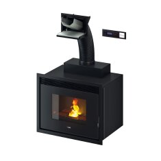 wassergeführter Pelletkamineinsatz Cadel Saturno 24 - 24,7 kW