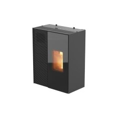 Pelletofen MCZ Eiko 365 R (Anschluss hinten) mit Kühlfunktion - 6 kW, Schwarz