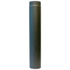 Rauchrohr Ø160 x 750 x 2 mm, ohne Drosselklappe, Farbe schwarz